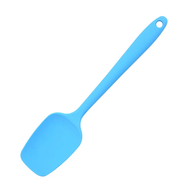 21cm silicone spatula Cream spatula High temperature resistant non-stick spoon Kitchen baking accessories and tools