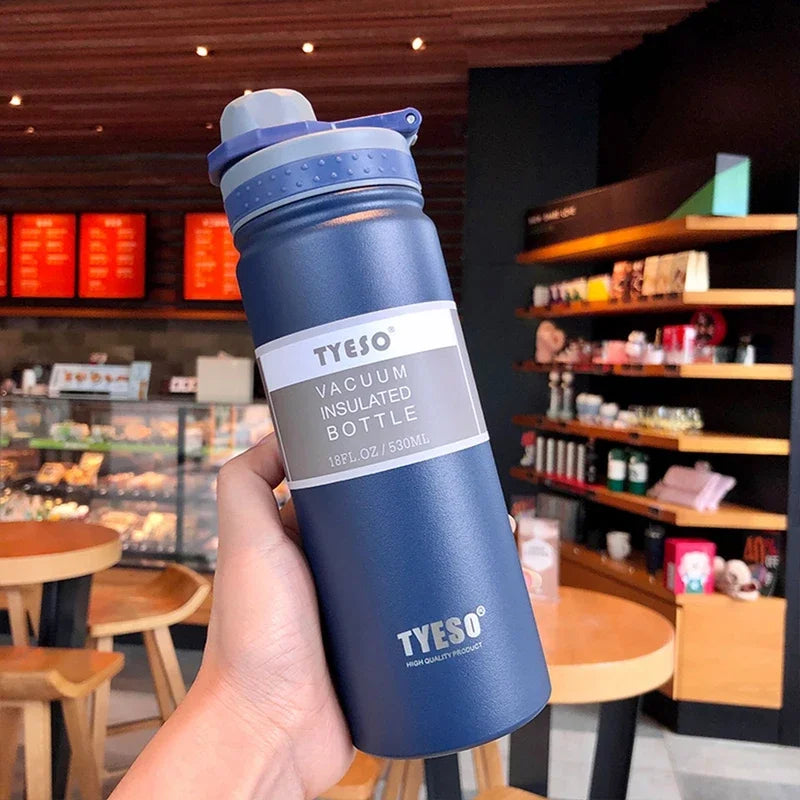 750ML Tyeso Thermos Bottle Stainless Steel Vacuum Flask Insulated Water Bottle Travel Cup For children Coffee Mug Termica