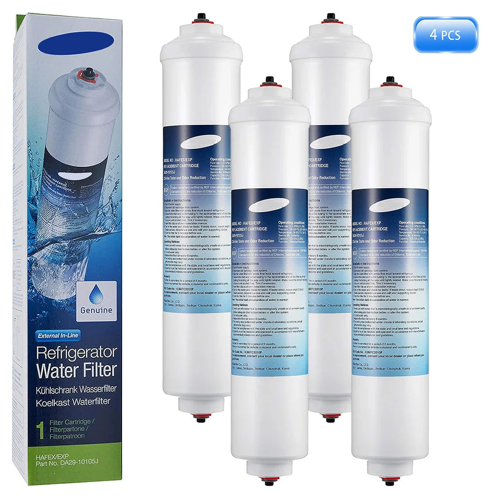 Replace Samsung Refirgerator Water Filter Plus DA29-10105J HAFEX / EXP WSF-100 Aqua-Pure Plus LG 5231JA2010B GE GXRTQR