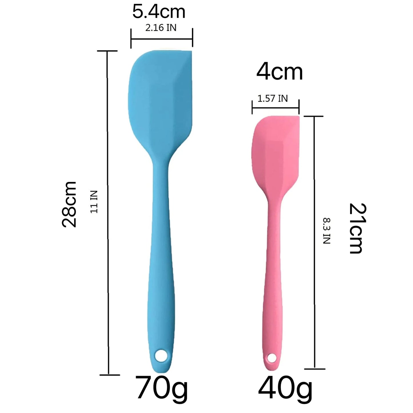 1pc Silicone Scraper High-temperature Resistant Integrated Silicone Scraper Cream Cake Smoothing Knife Baking Silicone Scraper