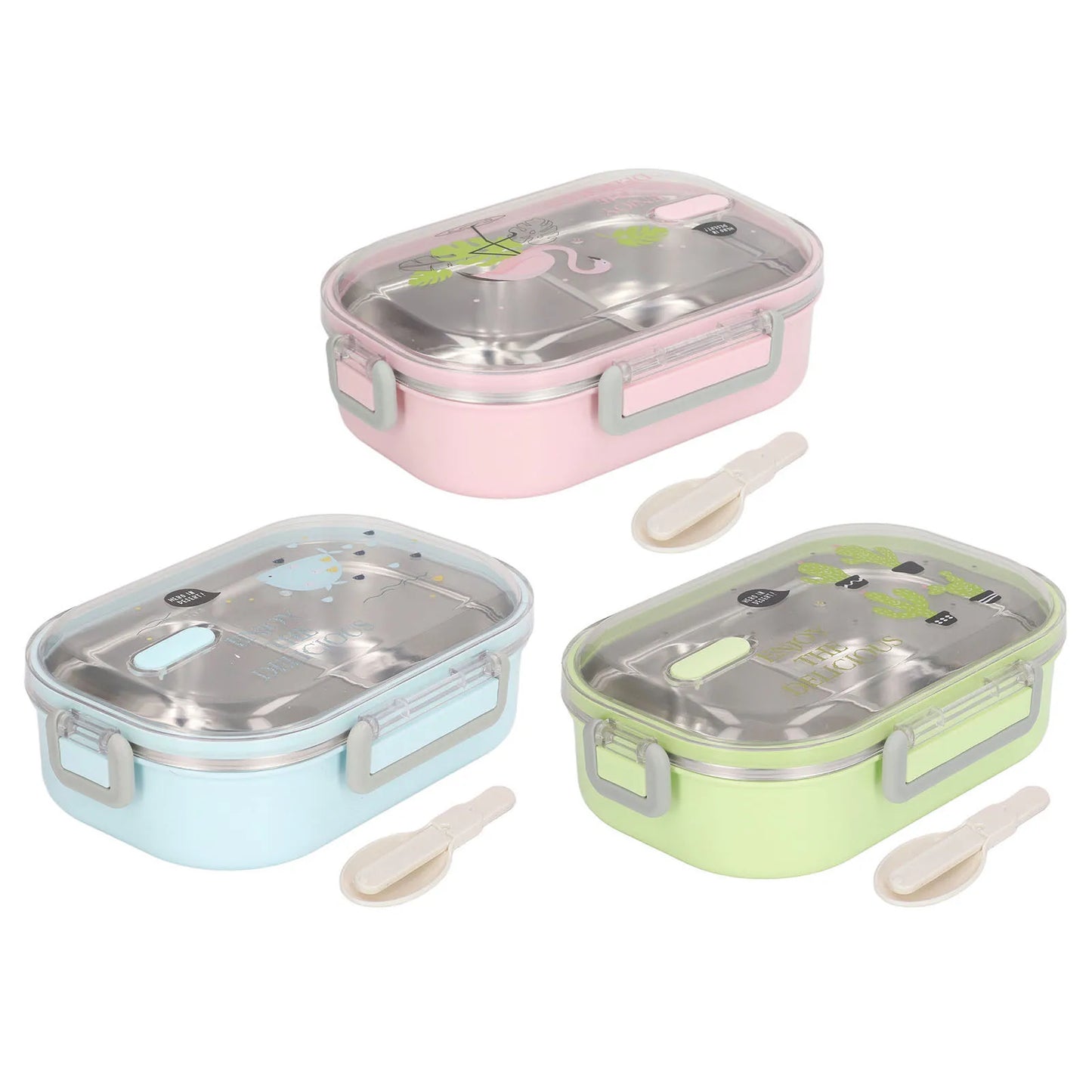 Thermal Insulation Lunch Box Stainless Steel Lunch Box Compartment Liner Japanese Style Leak Proof Container for School Student