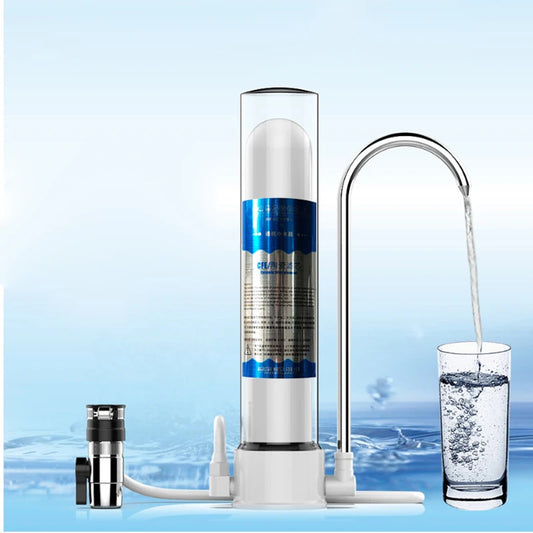 Water purifier household direct drinking tap filter tap water transparent water filter ceramic cartridge