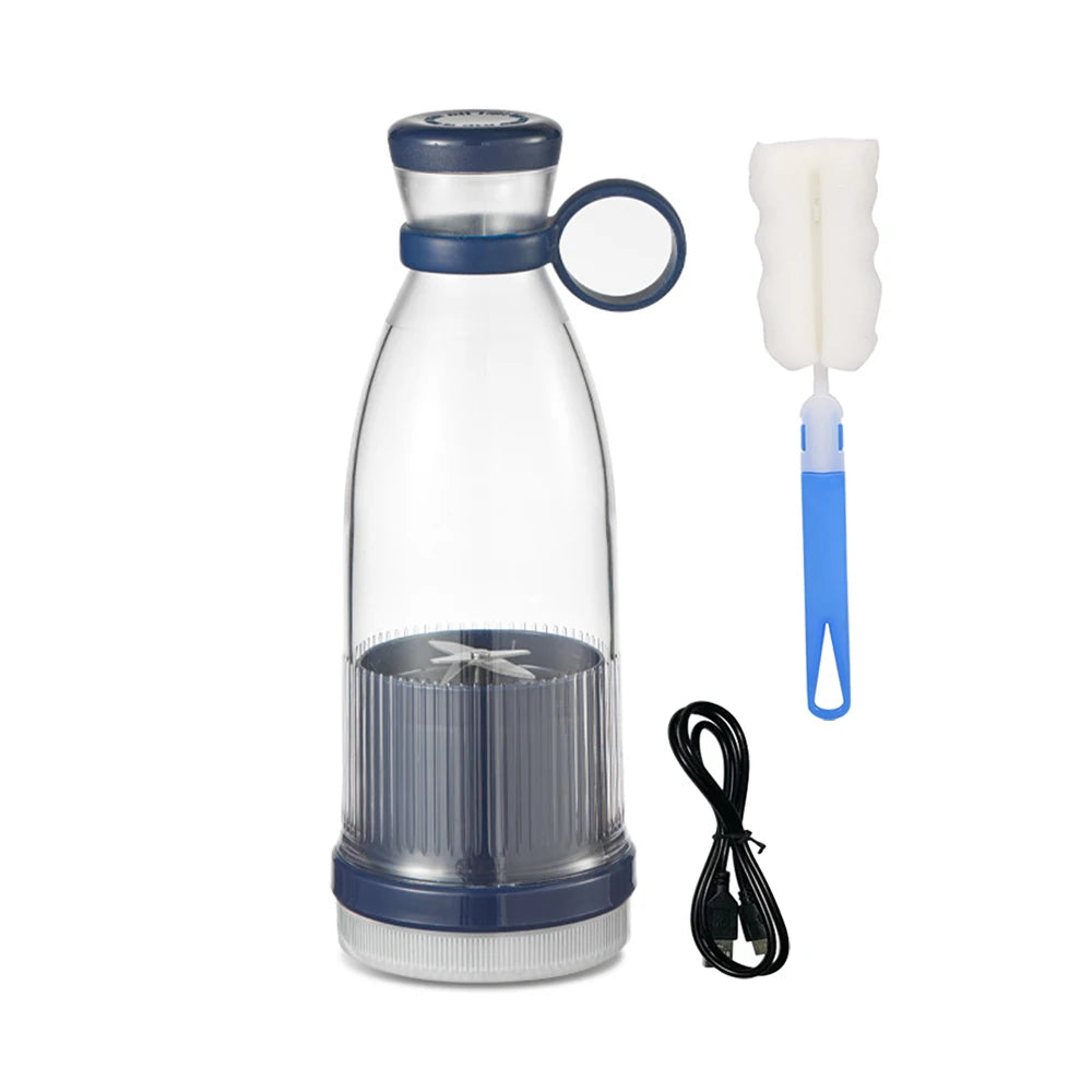 Rechargeable Mixers Fresh Fruit Juicers Blue/Pink Usb Portable Juice Bottle Mini Fast Electric Blender Smoothie Ice Maker