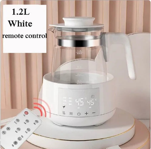 220V 1.2L Infant Thermostatic Milk Regulator Baby Kettle Keep Warm 24 Hours Hot Water Smart Insulation Pot Milk Powder Warmer