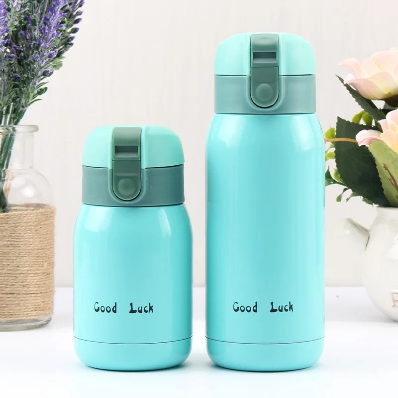 200ml/360ml Cute Candy Mini Thermos Cup Kids Cartoon Hot Water Bottle Stainless Steel Thermal Coffee Mug Vacuum flask insulated