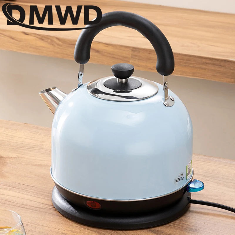 DMWD Electric Kettle Stainless Steel Kitchen Appliances Smart Kettle 3L High-capacity Tea Coffee Thermo Pot Automatic Power-off