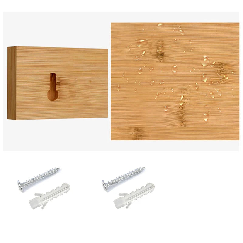 Powerful Magnetic Knife Holder Strip Wood Bamboo