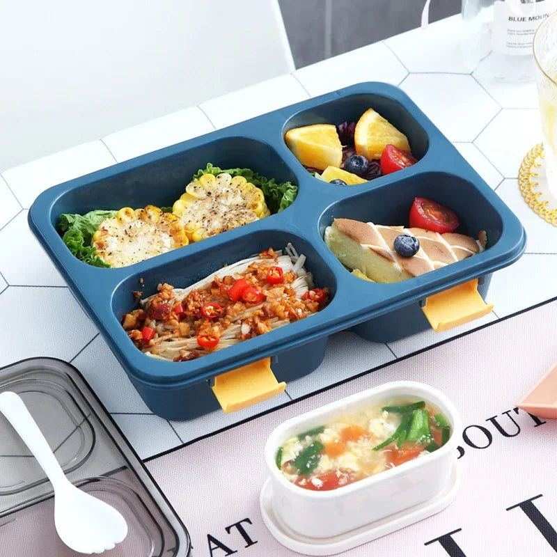 Portable Outdoor Bento box japanese style food storage containers Leak-Proof lunch box for kids with Soup Cup Breakfast Boxes