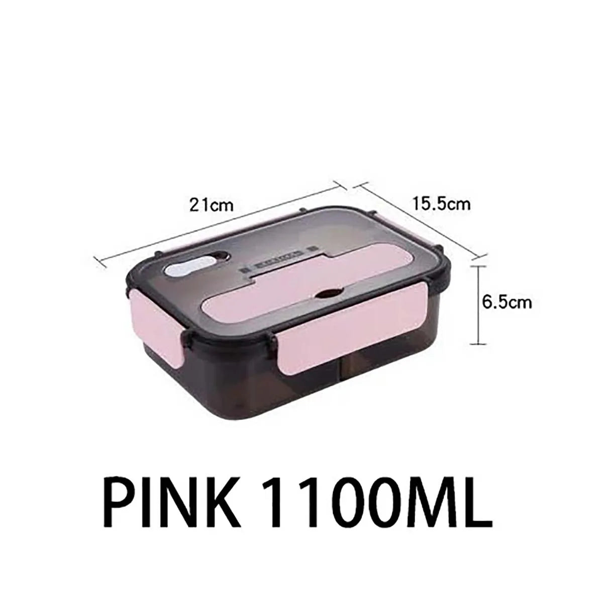 Transparent Lunch Box For Kids Food Storage Container With Lids Leak-Proof Microwave Food Warmer snacks bento box japanese style