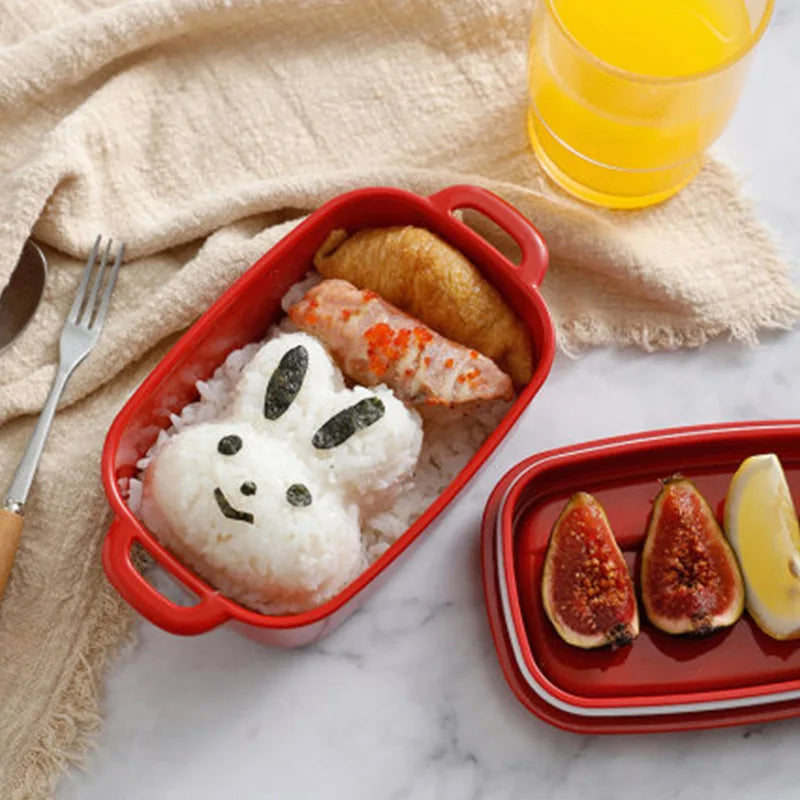 Japanese style lunch box for kids Wheat Straw Material Breakfast Boxes food container storage fruit salad Leak-Proof bento boxs