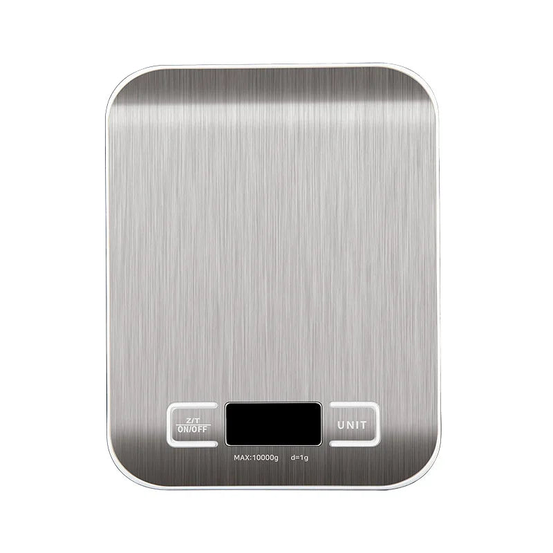 5kg/10kg Rechargeable Stainless Steel Electronic Scales Kitchen Scales Home Jewelry Food Snacks Weighing Baking Tools