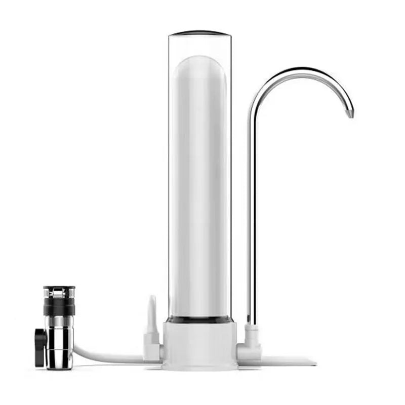 Water purifier household direct drinking tap filter tap water transparent water filter ceramic cartridge