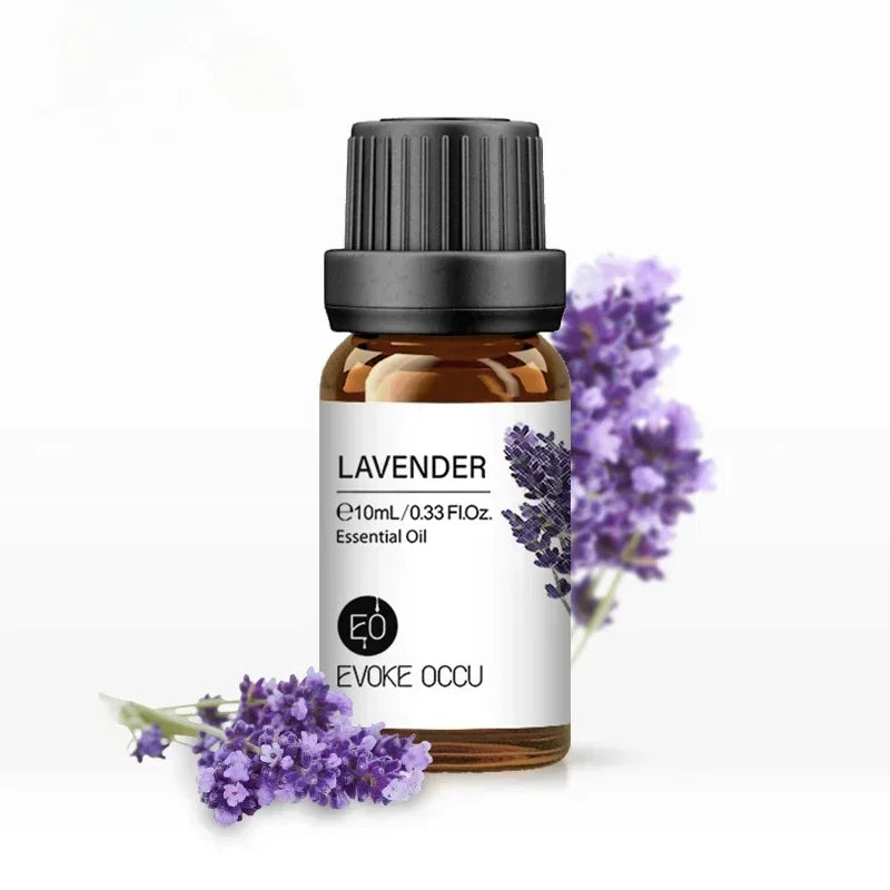 10ML Essential Oils for Diffuser Humidifier Aroma Oil Vanilla Eucalyptus Jasmine Rose Lavender Rosemary Peppermint Tea Tree