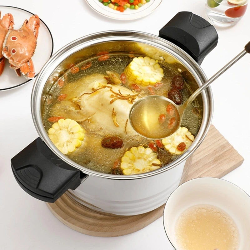 Pressure Cooker with Basket Convenient Pressure Cooker Efficient Kitchen Pressure Cooker Cookware Soup Pots