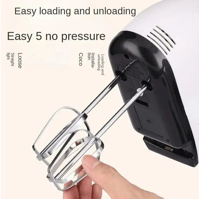 Handheld electric egg beater Blender household automatic mixer egg white and cream beater mini 7-speed Frother for milk Coffee