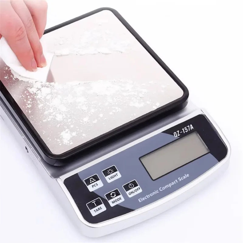 Electronic Digital Scale 15/10/5/3KG Maximum Weight USB Charge Digital Display Scale Precision Instrument Kitchen Measuring Tool