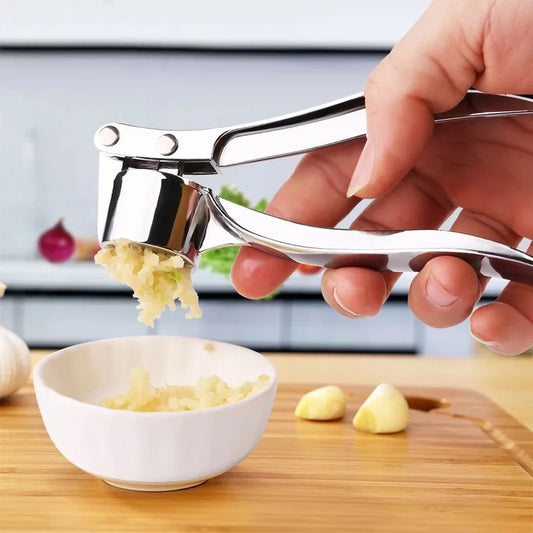 Stainless Steel Multifunction Garlic Press Crusher