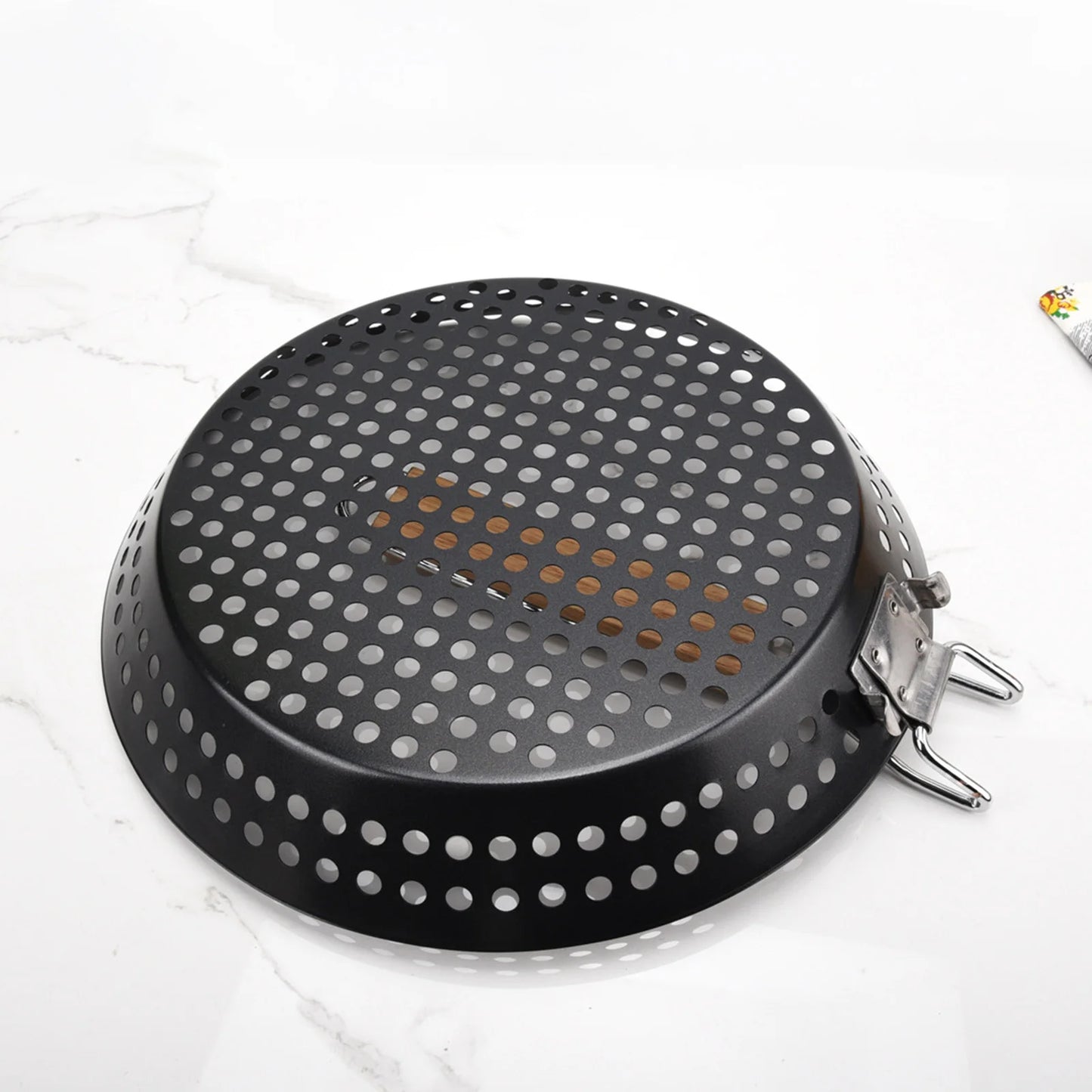 Grilling Skillet Grilling Pan Perforated Nonstick Coating Frying Pan Cooking Pan for Camping Restaurant Kitchen Travel Home