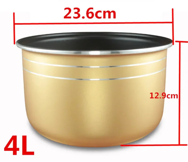 Non stick Cooking Pot 304 stainless steel rice cooker inner container Replacement Accessories food Rice Cooker POT cookware