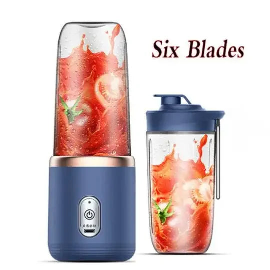 Xiaomi Multifunctional Double Cup Electric Fruit Juicer Portable Juicer Fruit Blender Milkshake Juice Maker USB Smoothie Blender