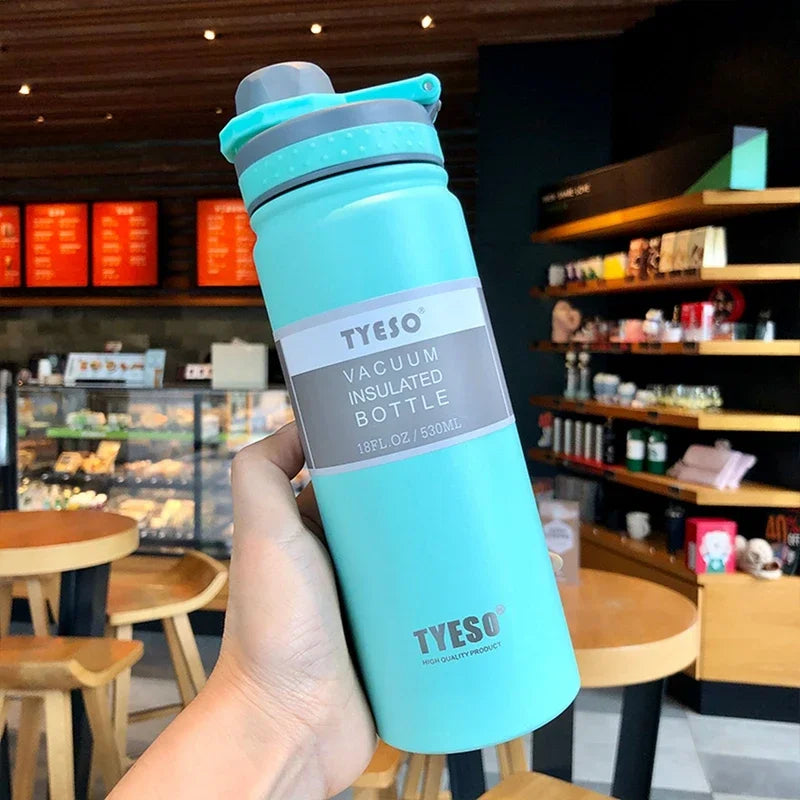 750ML Tyeso Thermos Bottle Stainless Steel Vacuum Flask Insulated Water Bottle Travel Cup For children Coffee Mug Termica