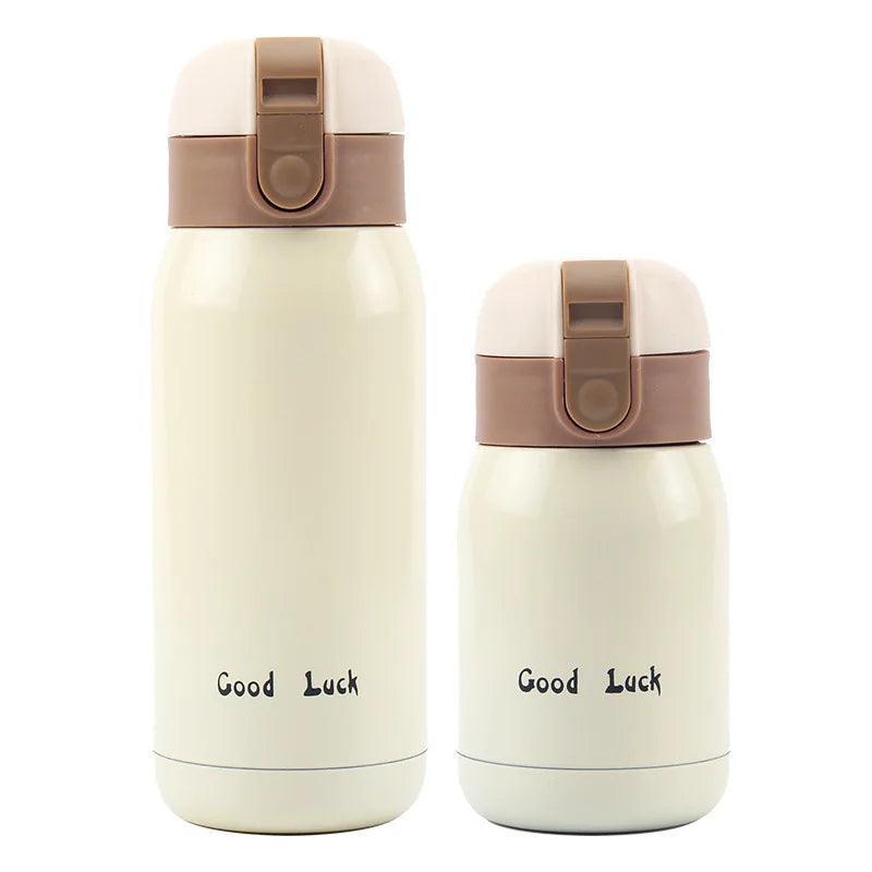 200ml/360ml Cute Candy Mini Thermos Cup Kids Cartoon Hot Water Bottle Stainless Steel Thermal Coffee Mug Vacuum flask insulated