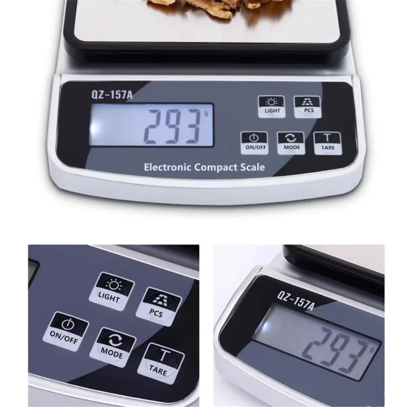 Electronic Digital Scale 15/10/5/3KG Maximum Weight USB Charge Digital Display Scale Precision Instrument Kitchen Measuring Tool