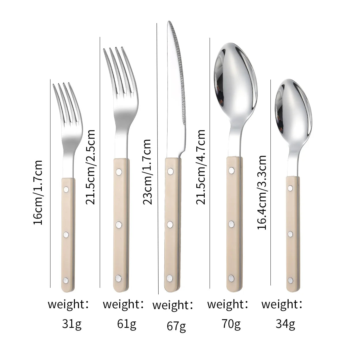 Fashion New Colorful Handle 304 Cutlery Set 18/10 Stainless Steel Creativity Gift Flatware Knife Fork Spoon Drop Ship