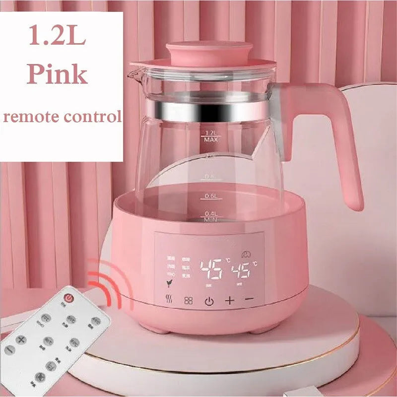 220V 1.2L Infant Thermostatic Milk Regulator Baby Kettle Keep Warm 24 Hours Hot Water Smart Insulation Pot Milk Powder Warmer