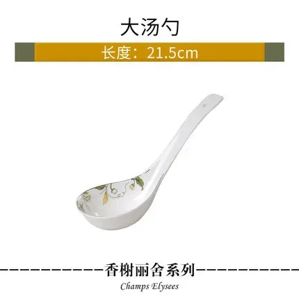 Elegant Bone China Dinnerware Set with Korean Creative Bowl and Plate Spoon for Wedding Gift