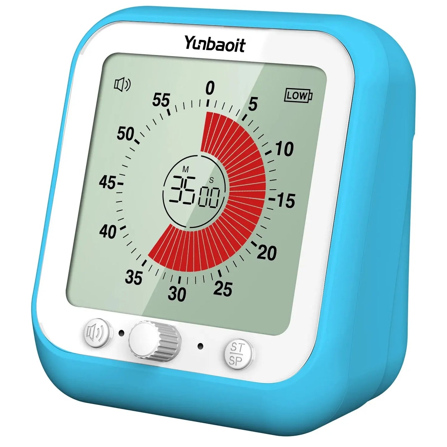 VT09 Digital 60-Minute Visual Timer with 3.5-Inch Colored Screen Countdown Timer for Kids Or Adults