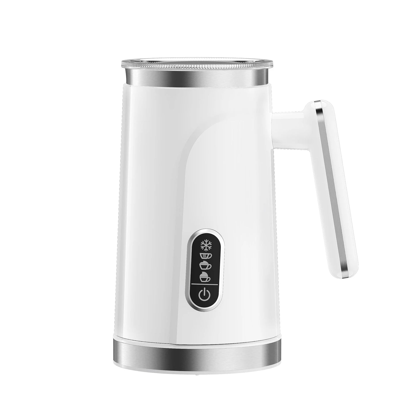 BioloMix Electric 4 in 1 Automatic Hot and Cold Milk Frother Warmer for Latte, Foam Maker, Hot Chocolates, Cappuccino