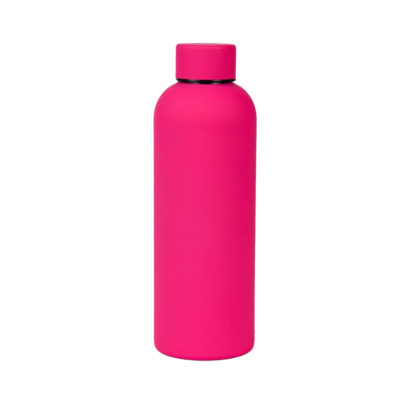 500/750ML Small Mouth Thermos Cup, Outdoor Stainless Steel Bottle, Rubber Paint Sports Kettle, Thickened Double Water Cup