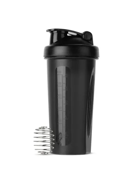 600ML 20Oz Protein Shaker Plastic Portable Bottle For Fiess Enthusiasts Athletes Leak Proof Drink Shaker Cup