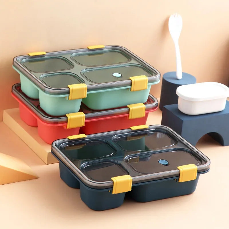 Portable Outdoor Bento box japanese style food storage containers Leak-Proof lunch box for kids with Soup Cup Breakfast Boxes