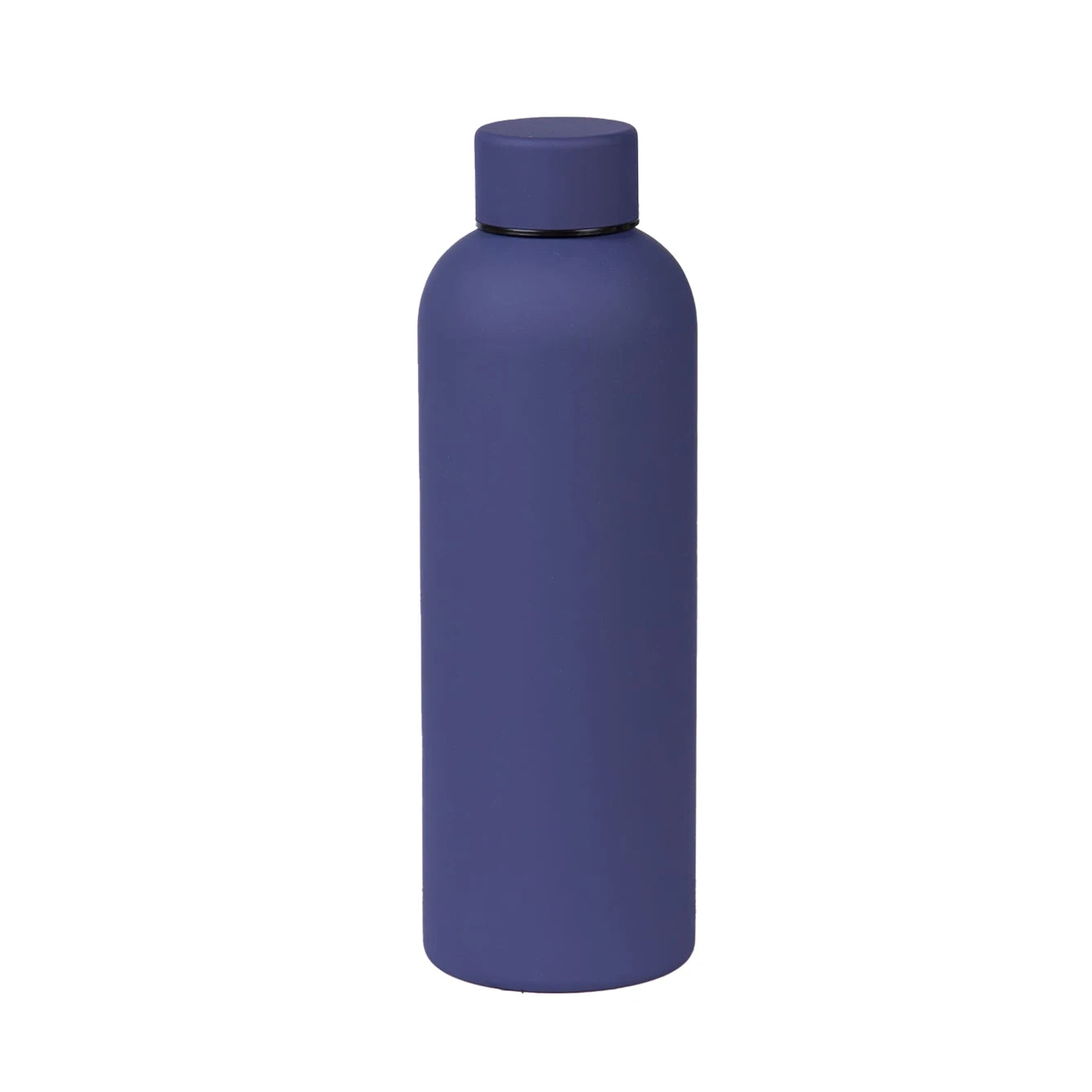 500/750ML Small Mouth Thermos Cup, Outdoor Stainless Steel Bottle, Rubber Paint Sports Kettle, Thickened Double Water Cup