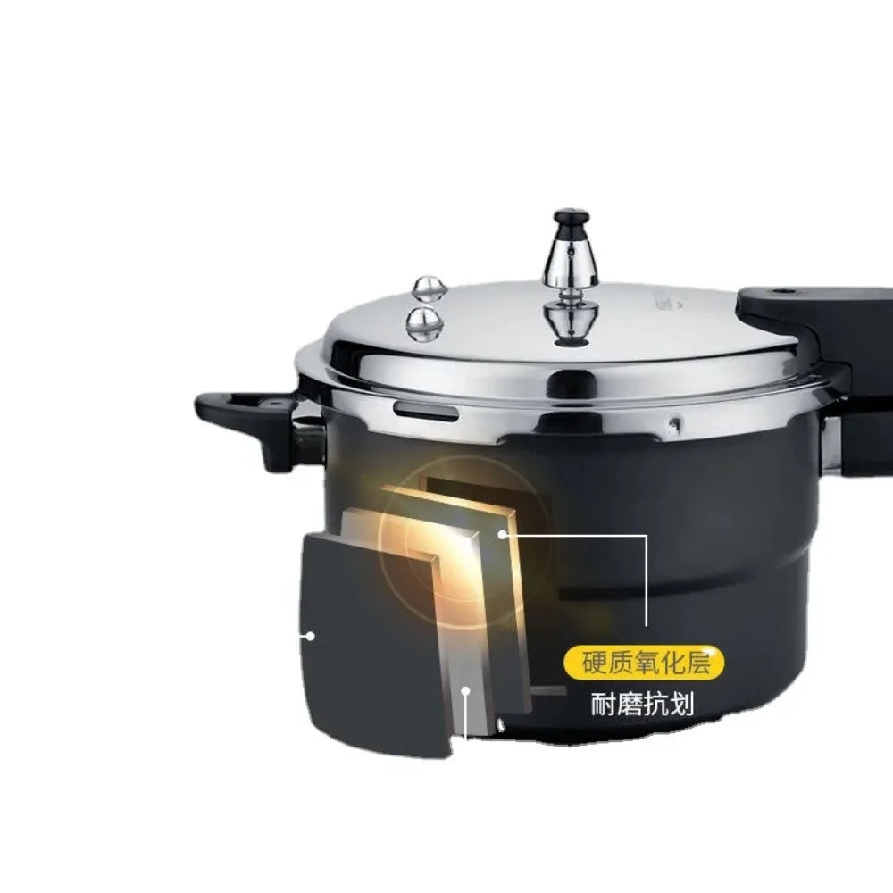 Ultra-Durable Stainless Steel Pressure Cooker for Gas and Induction Stoves with Non-Stick Coating Safety Features 압력밥솥  قدر ضغط