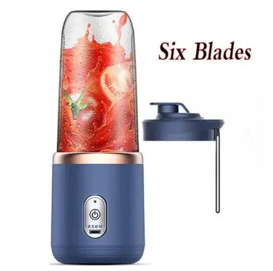 Xiaomi Multifunctional Double Cup Electric Fruit Juicer Portable Juicer Fruit Blender Milkshake Juice Maker USB Smoothie Blender