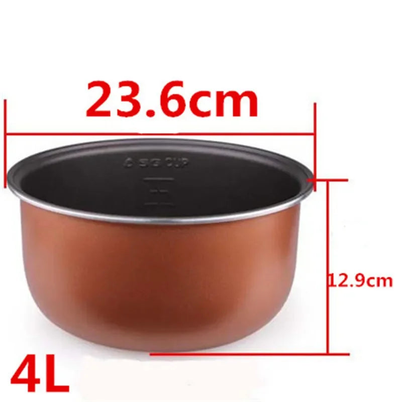 Non stick Cooking Pot 304 stainless steel rice cooker inner container Replacement Accessories food Rice Cooker POT cookware