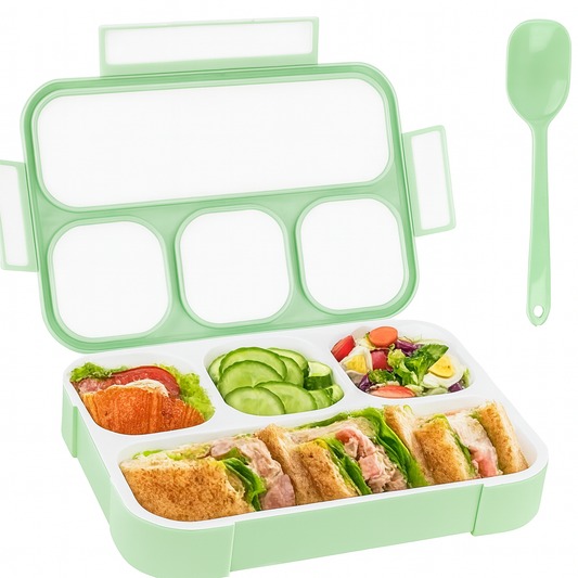 Leak-Proof Lunch Box with Spoon